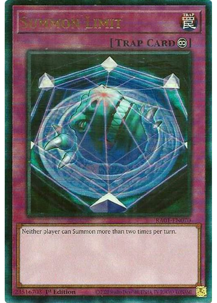 Summon Limit (Ultimate Rare 1st Edition)