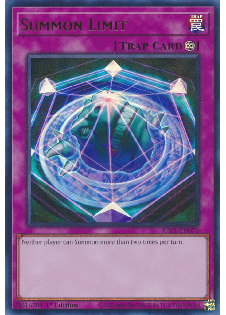 Summon Limit (Ultra Rare 1st Edition)