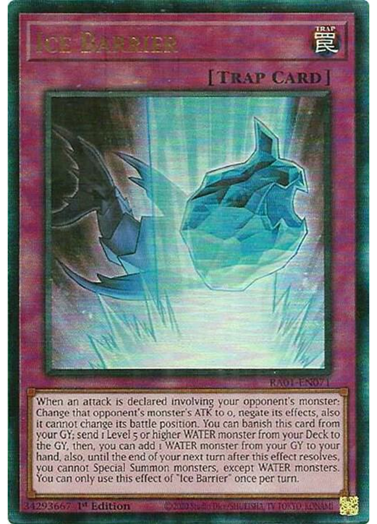 Ice Barrier (Ultimate Rare 1st Edition)