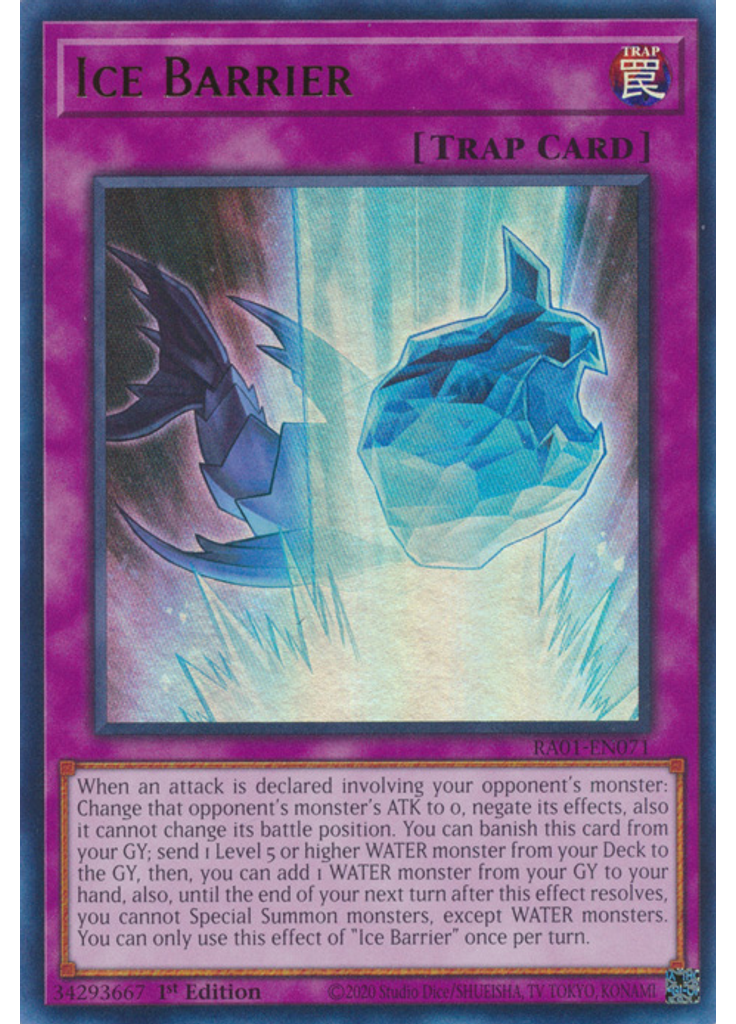 Ice Barrier (Ultra Rare 1st Edition)