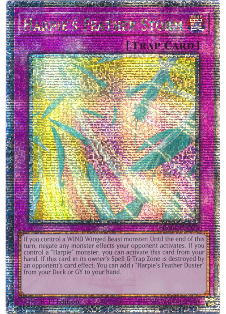 Harpie's Feather Storm (Quarter Century Secret Rare 1st Edition)