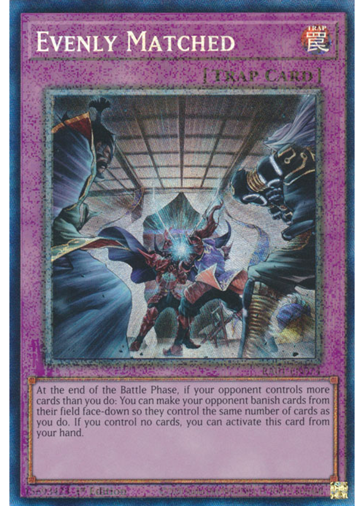 Evenly Matched (Collectors Rare 1st Edition)