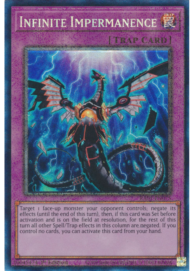 Infinite Impermanence (Collectors Rare 1st Edition)
