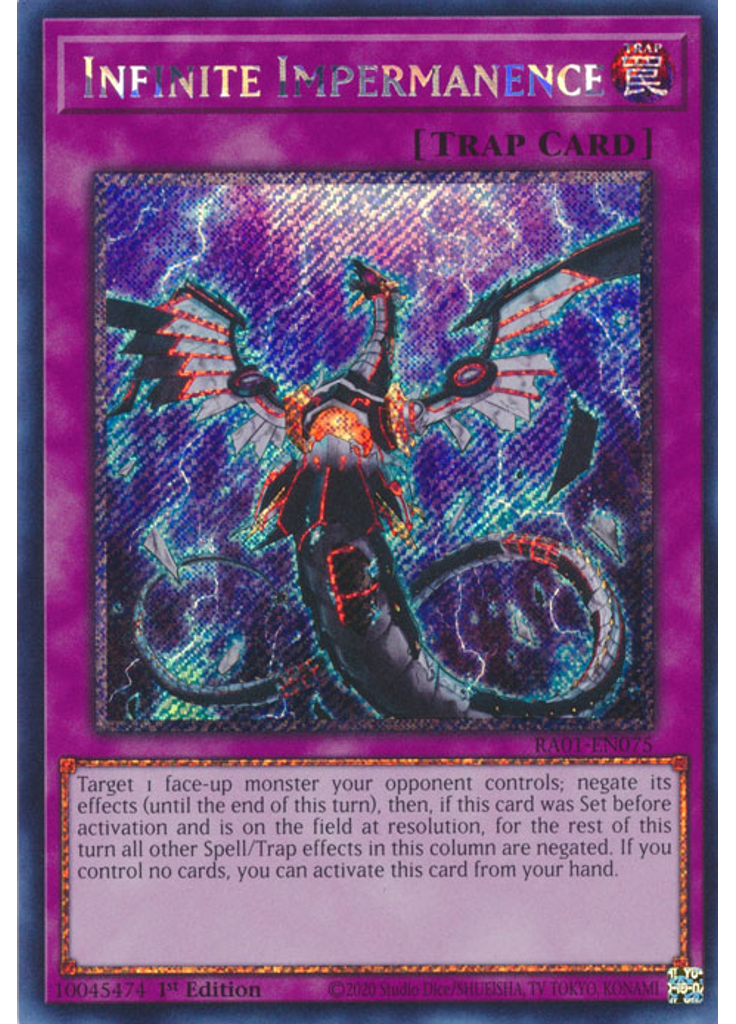 Infinite Impermanence (Platinum Secret Rare 1st Edition)