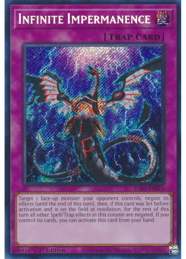 Infinite Impermanence (Secret Rare 1st Edition)