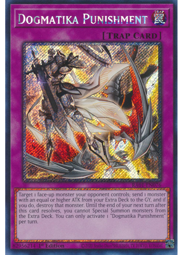 Dogmatika Punishment (Platinum Secret Rare 1st Edition)