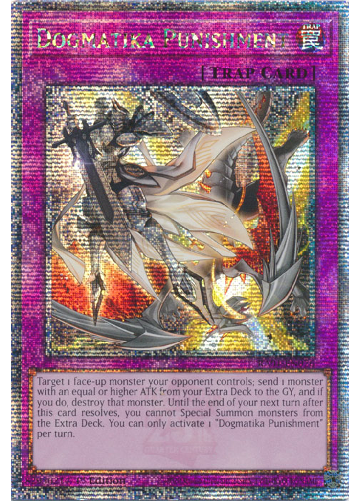 Dogmatika Punishment (Quarter Century Secret Rare 1st Edition)