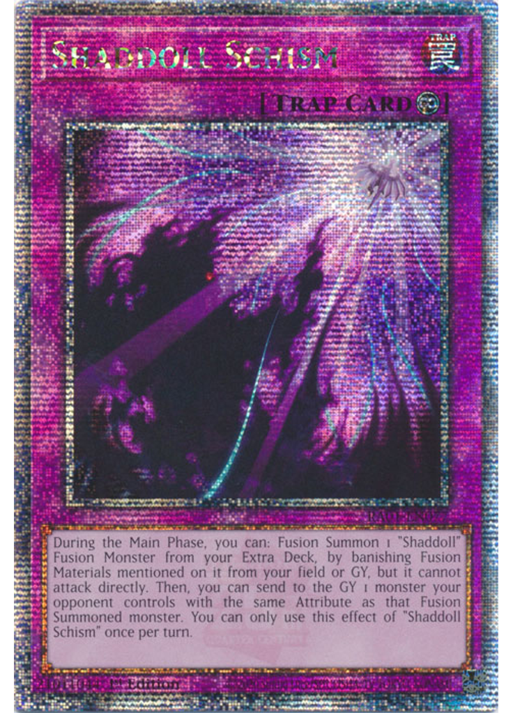 Shaddoll Schism (Quarter Century Secret Rare 1st Edition)