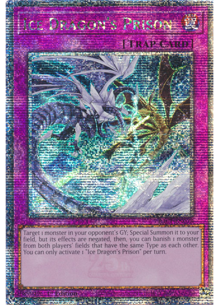 Ice Dragon's Prison (Quarter Century Secret Rare 1st Edition)