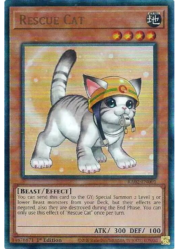 Rescue Cat (Ultimate Rare 1st Edition Alternate Art)