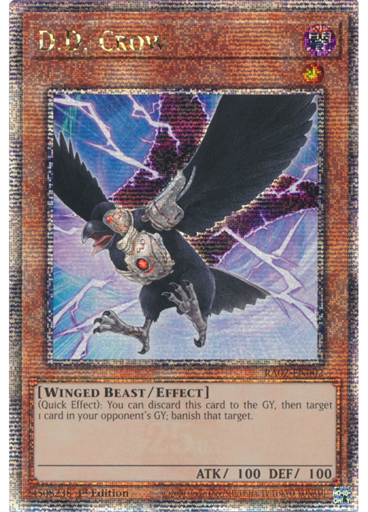 D.D. Crow (Quarter Century Secret Rare 1st Edition)