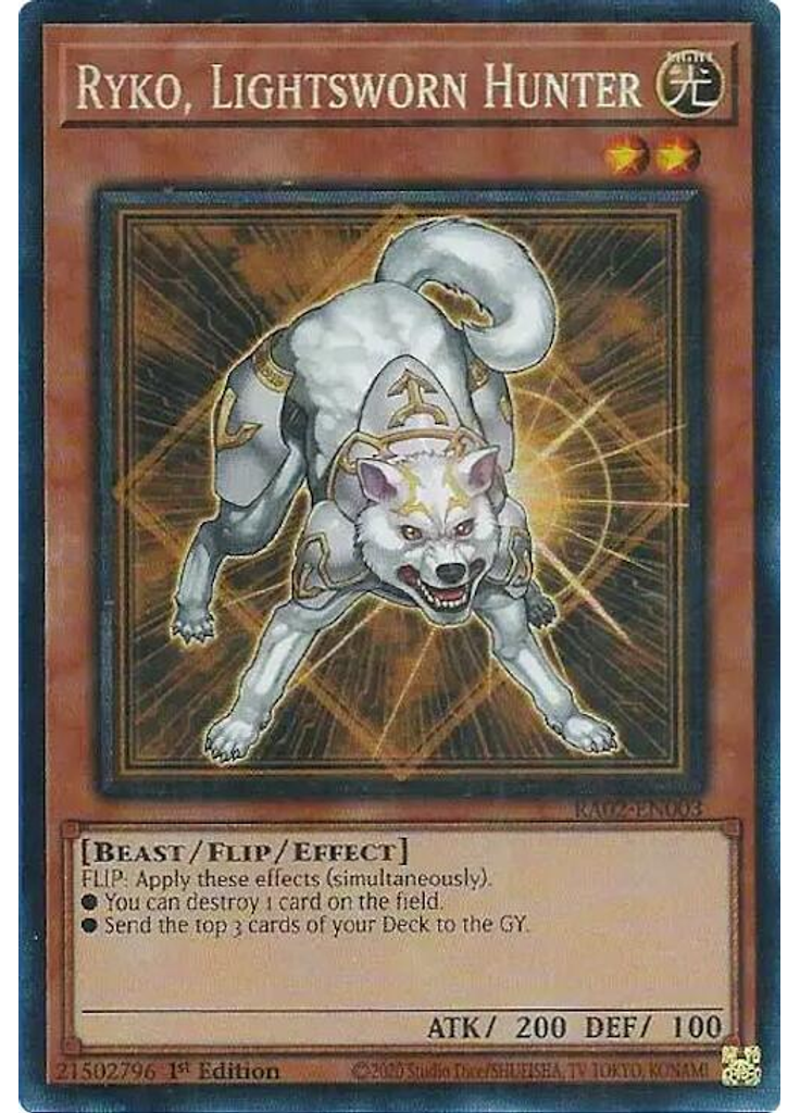 Ryko, Lightsworn Hunter (Collectors Rare 1st Edition)