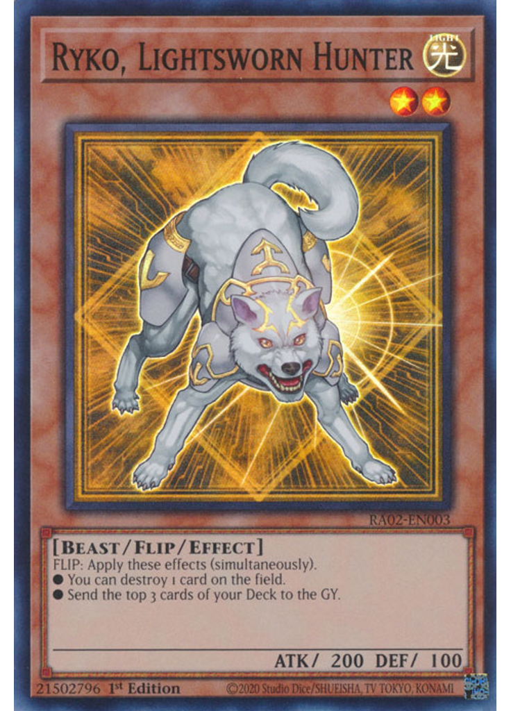 Ryko, Lightsworn Hunter