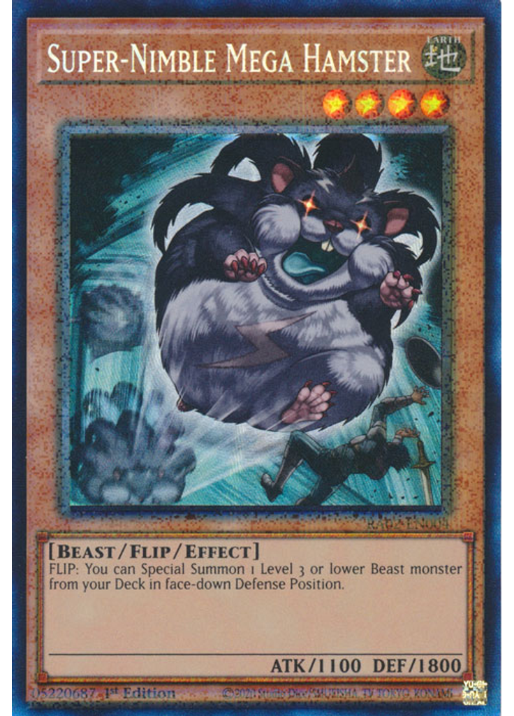Super-Nimble Mega Hamster (Collectors Rare 1st Edition)