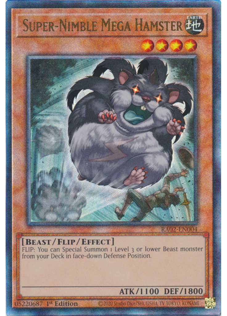 Super-Nimble Mega Hamster (Ultimate Rare 1st Edition)