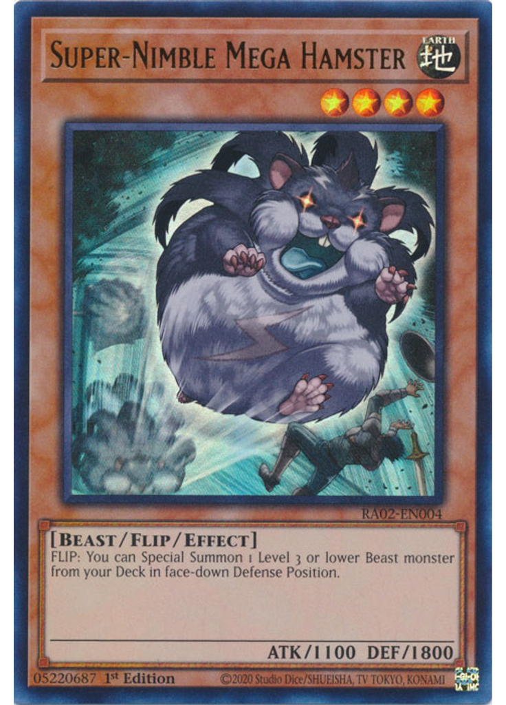 Super-Nimble Mega Hamster (Ultra Rare 1st Edition)