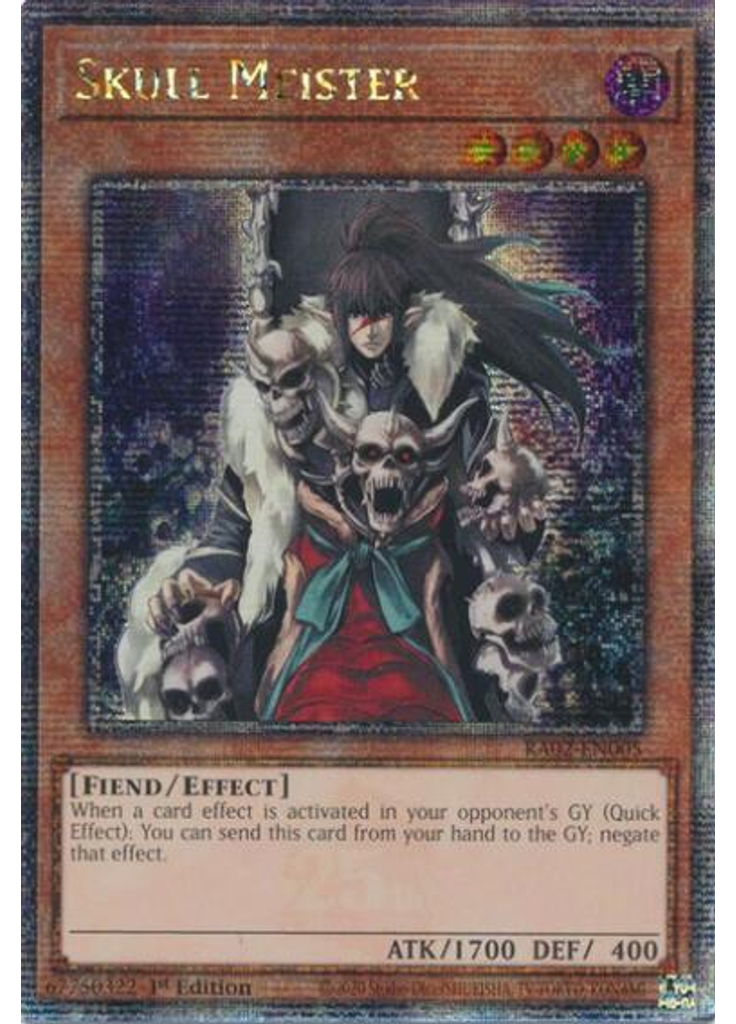 Skull Meister (Quarter Century Secret Rare 1st Edition)