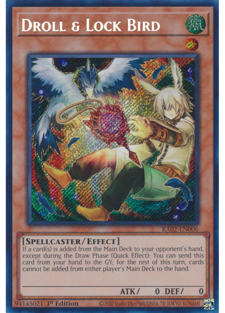Droll & Lock Bird (Secret Rare 1st Edition Alternate Art)