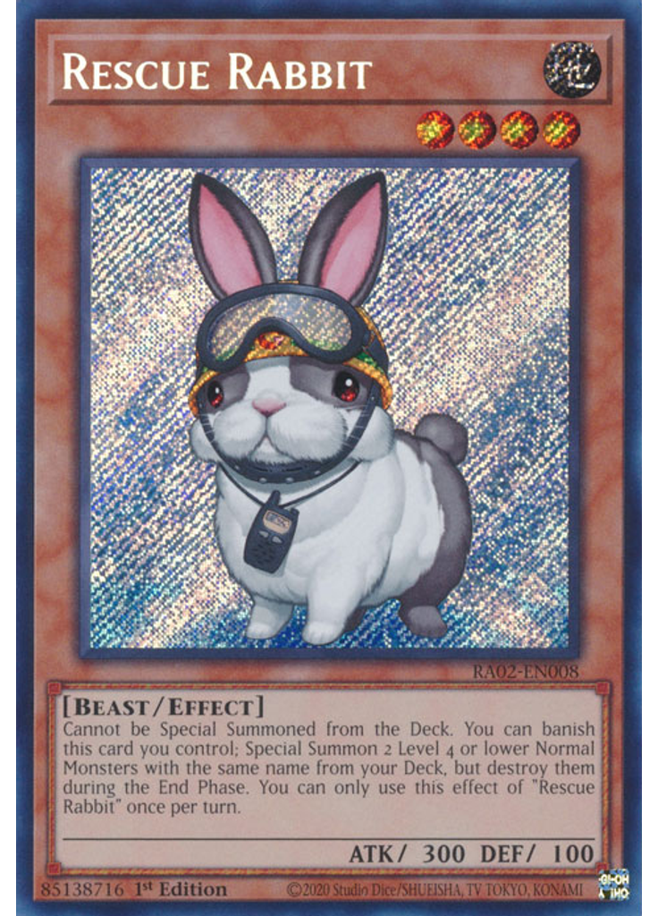 Rescue Rabbit (Secret Rare 1st Edition)