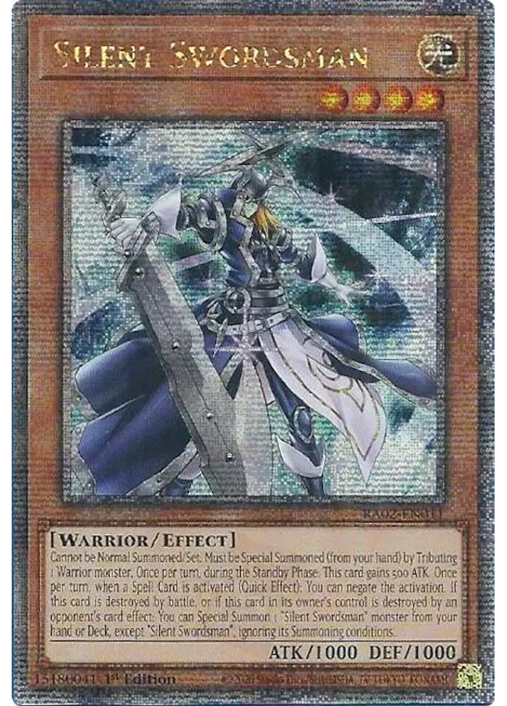 Silent Swordsman (Quarter Century Secret Rare 1st Edition)