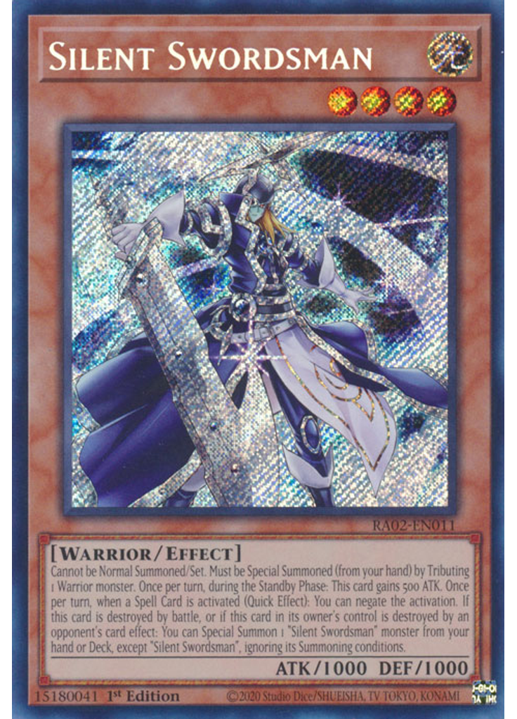 Silent Swordsman (Secret Rare 1st Edition)