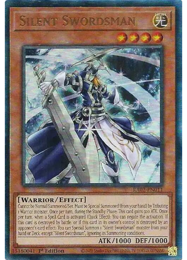 Silent Swordsman (Ultimate Rare 1st Edition)
