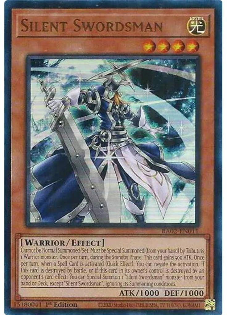 Silent Swordsman (Ultra Rare 1st Edition)