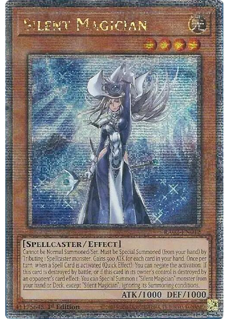 Silent Magician (Quarter Century Secret Rare 1st Edition)