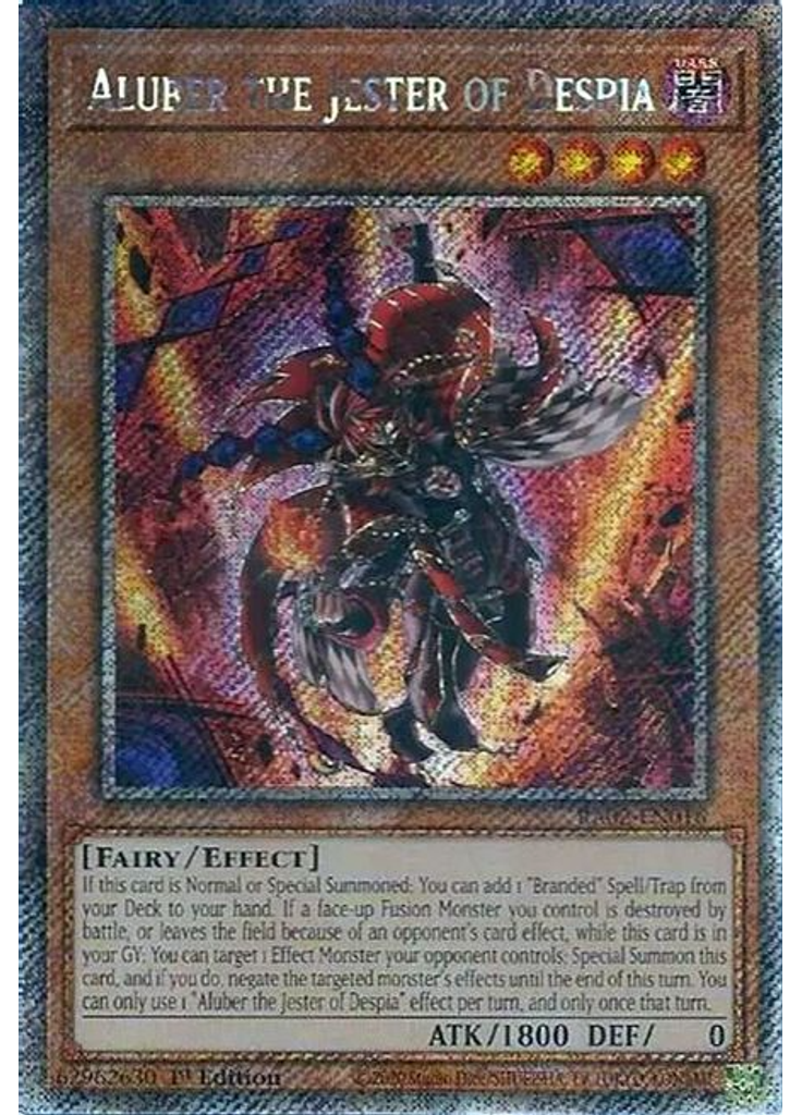 Aluber the Jester of Despia (Platinum Secret Rare 1st Edition)