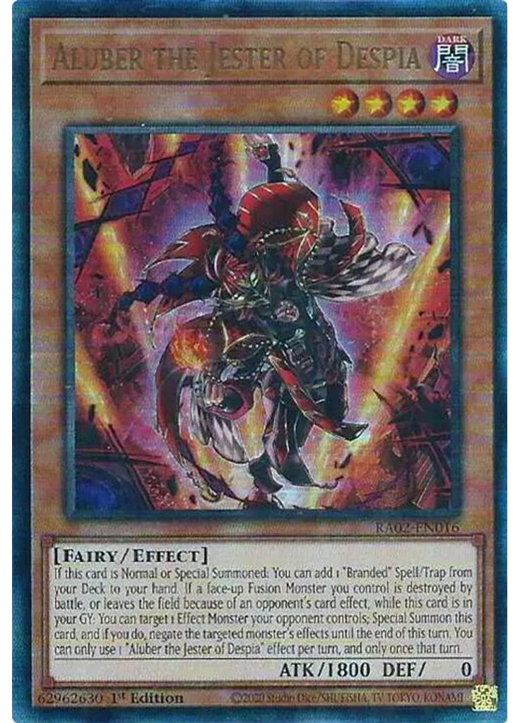 Aluber the Jester of Despia (Ultimate Rare 1st Edition)