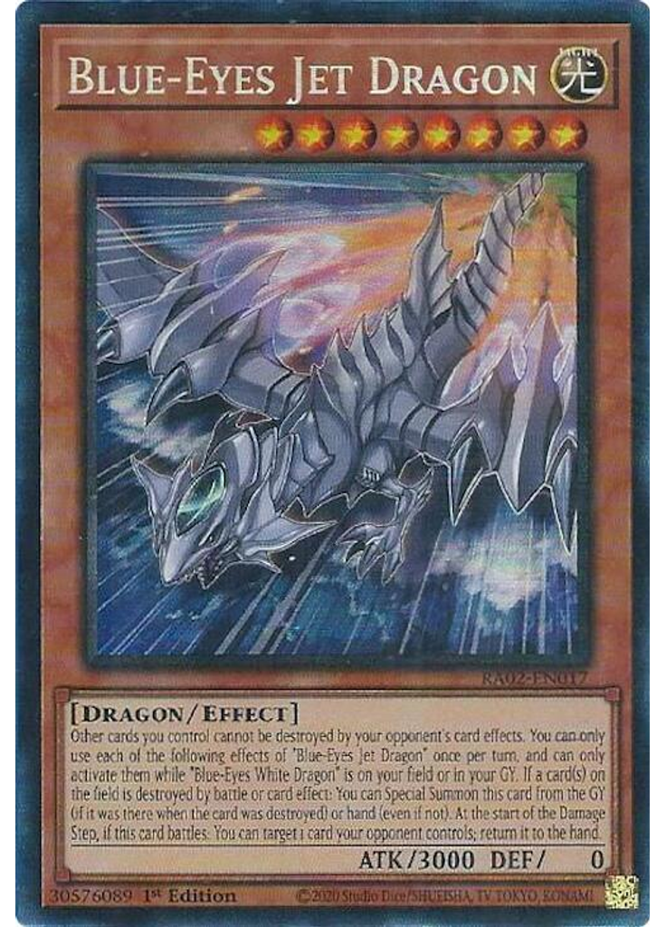 Blue-Eyes Jet Dragon (Collectors Rare 1st Edition)