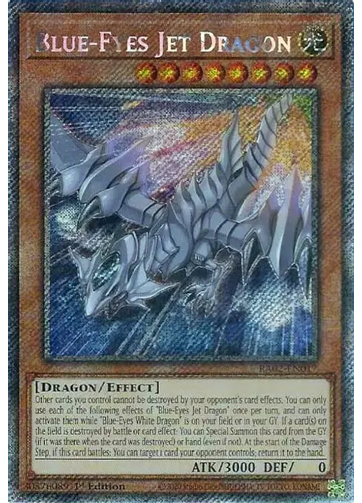 Blue-Eyes Jet Dragon (Platinum Secret Rare 1st Edition)