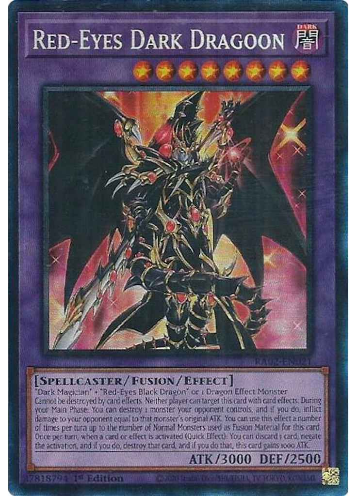 Red-Eyes Dark Dragoon (Collectors Rare 1st Edition)