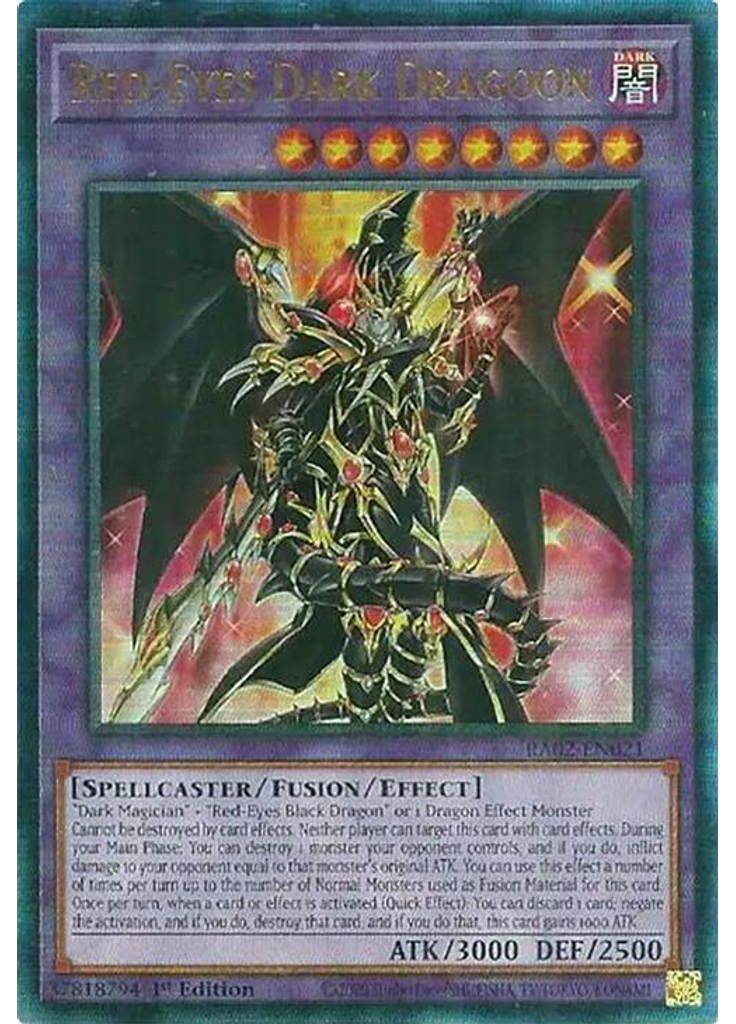 Red-Eyes Dark Dragoon (Ultimate Rare 1st Edition)