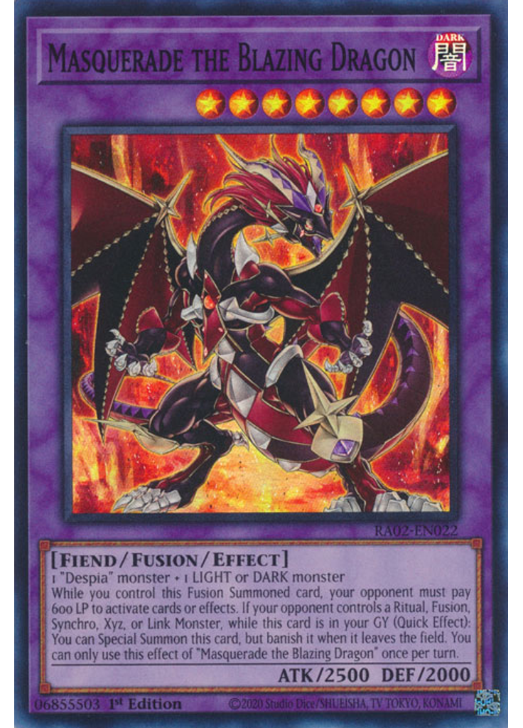 Masquerade the Blazing Dragon