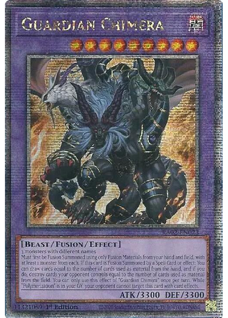 Guardian Chimera (Quarter Century Secret Rare 1st Edition)