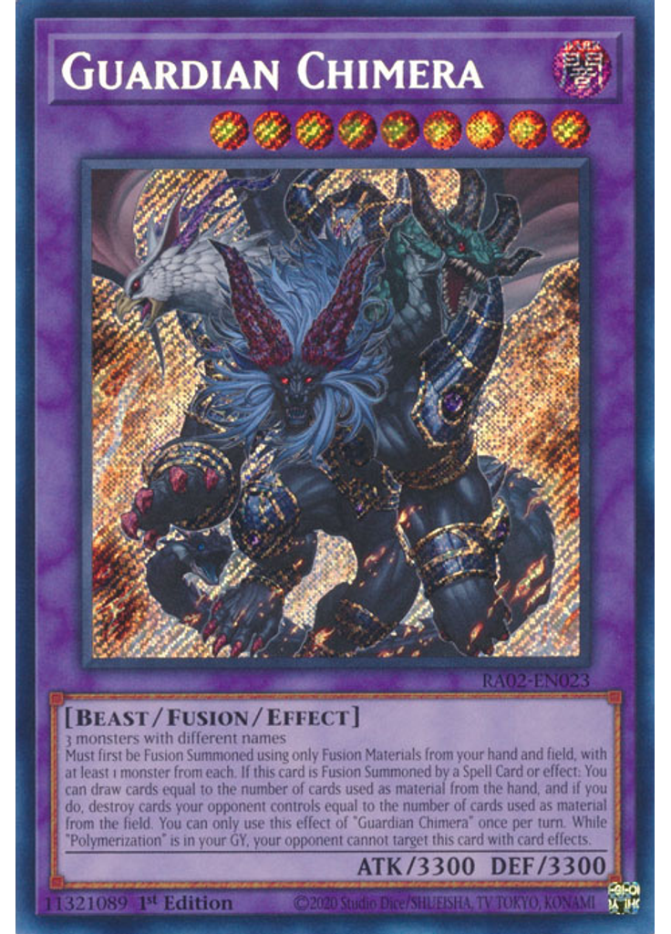 Guardian Chimera (Secret Rare 1st Edition)