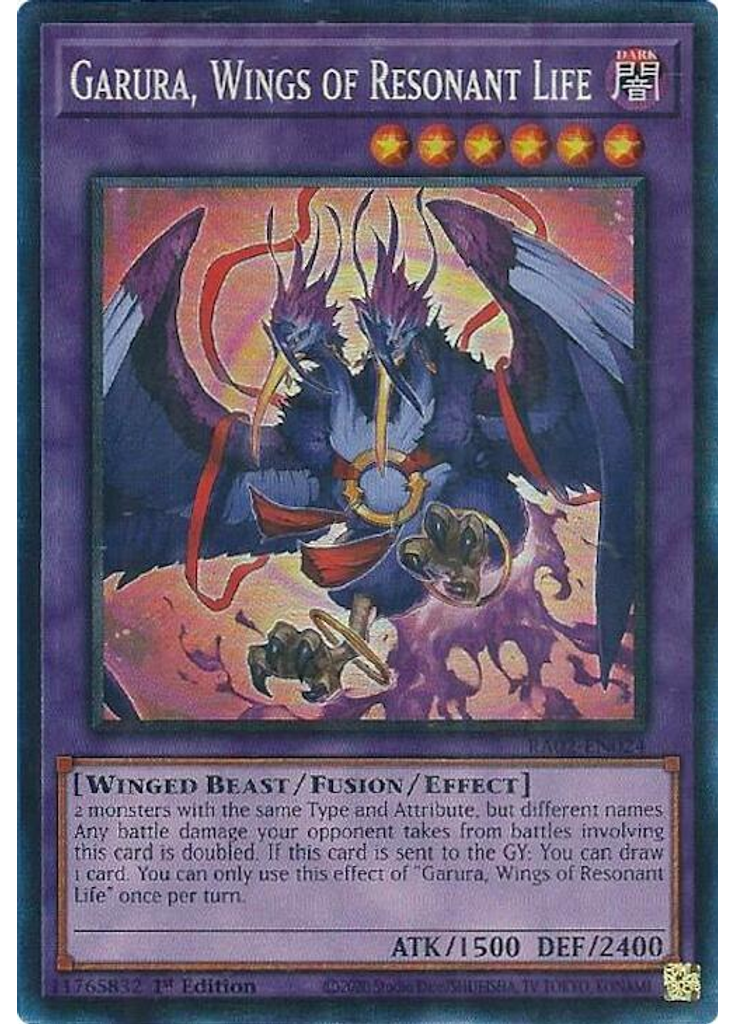 Garura, Wings of Resonant Life (Collectors Rare 1st Edition)