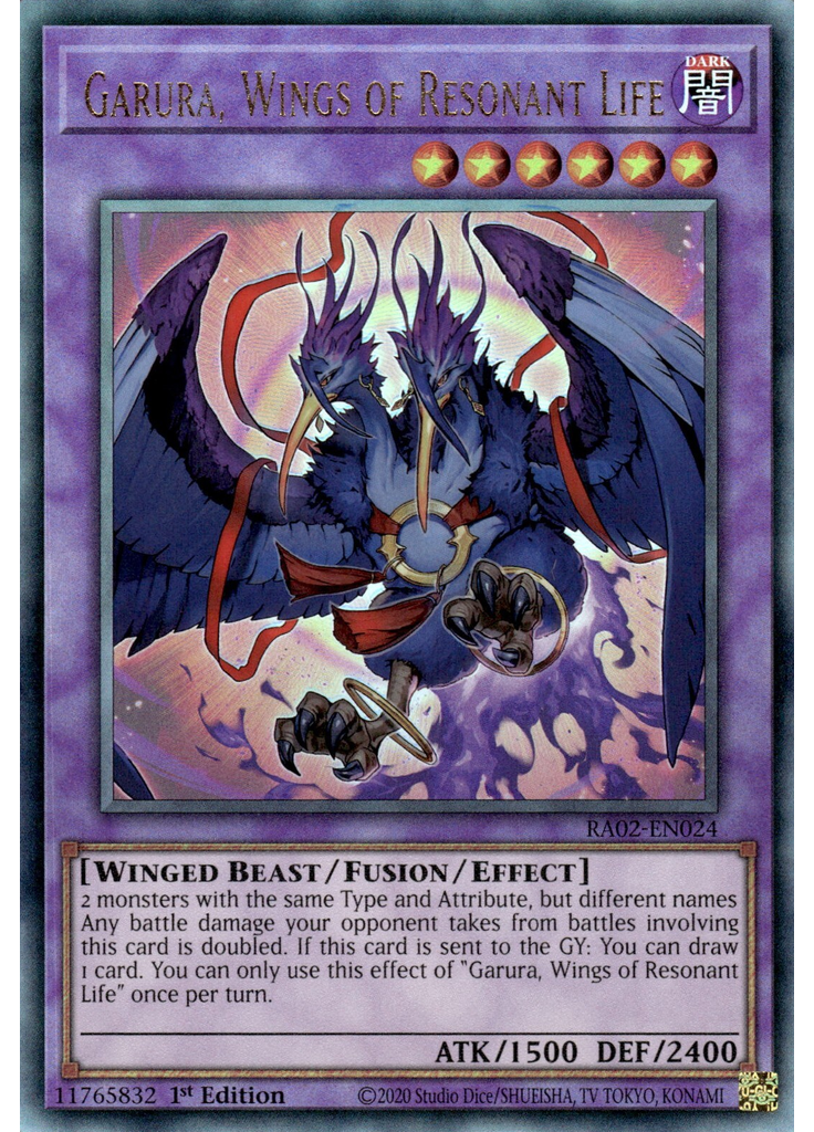 Garura, Wings of Resonant Life (Ultimate Rare 1st Edition)