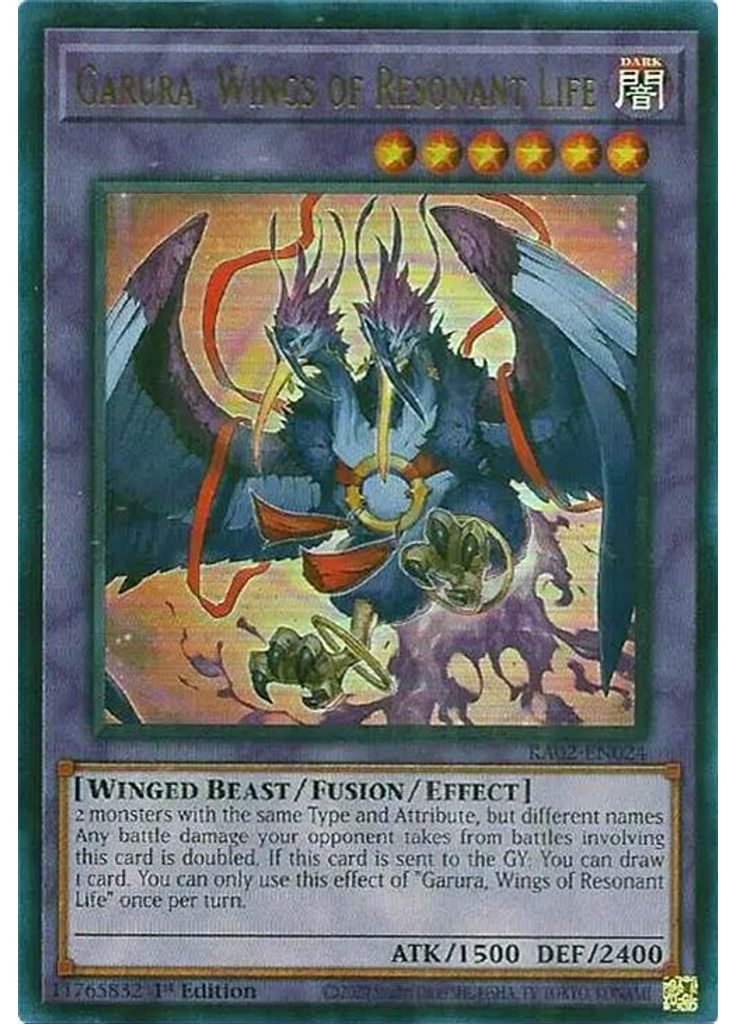 Garura, Wings of Resonant Life (Ultra Rare 1st Edition)