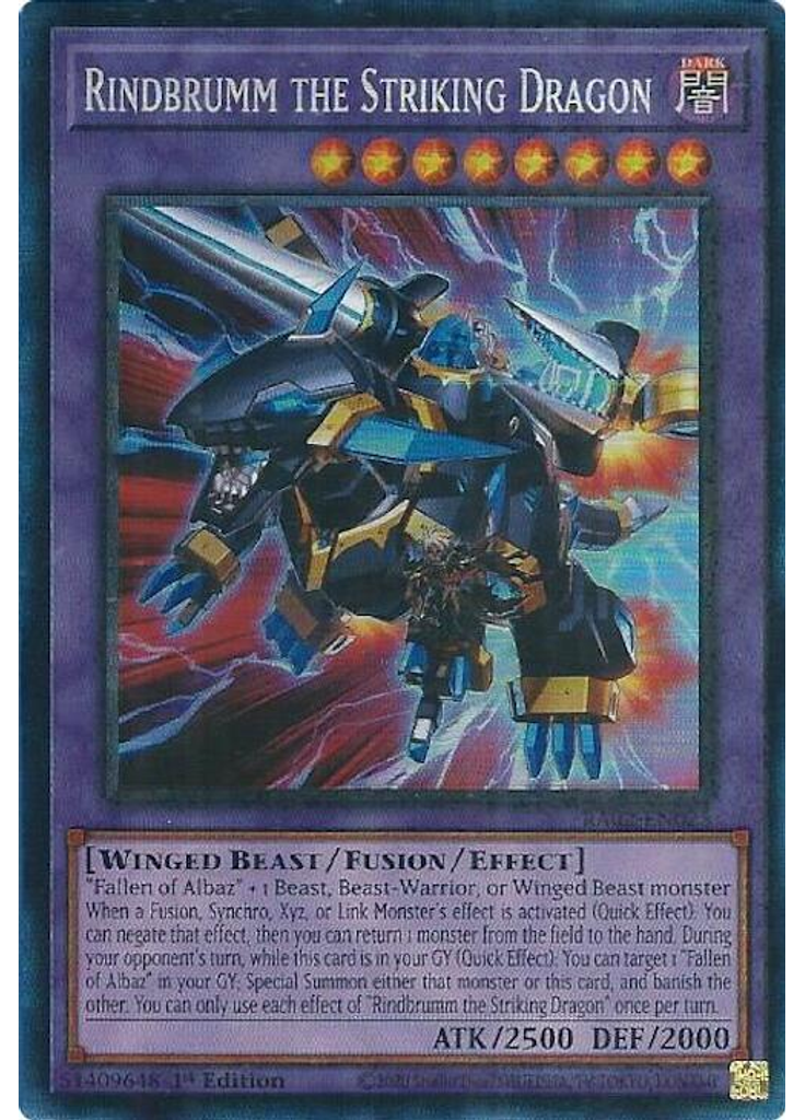 Rindbrumm the Striking Dragon (Collectors Rare 1st Edition)