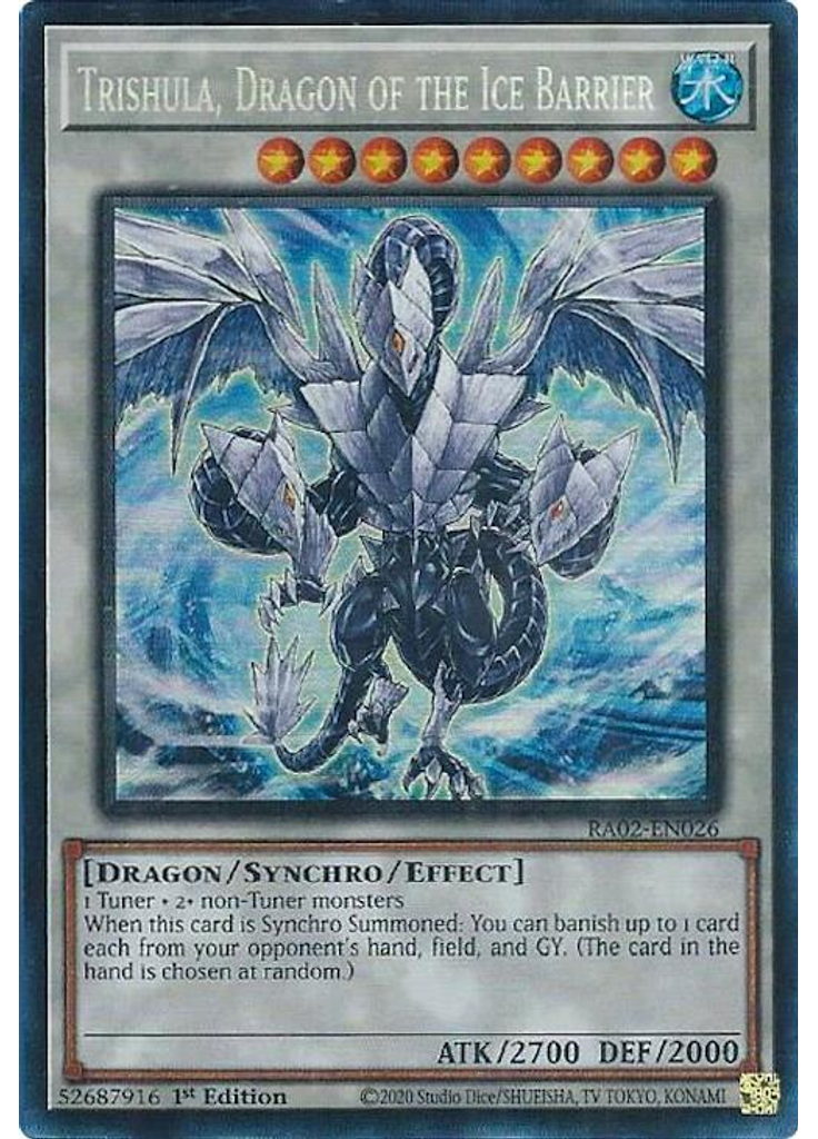 Trishula, Dragon of the Ice Barrier (Collectors Rare 1st Edition)