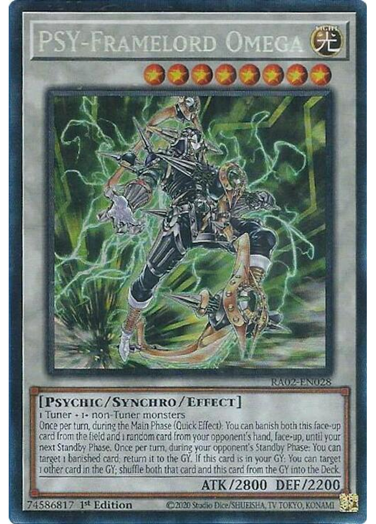 PSY-Framelord Omega (Collectors Rare 1st Edition)