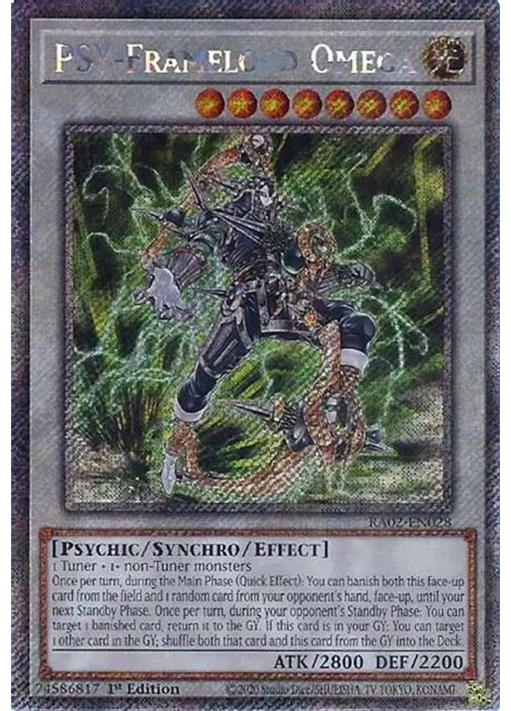 PSY-Framelord Omega (Platinum Secret Rare 1st Edition)
