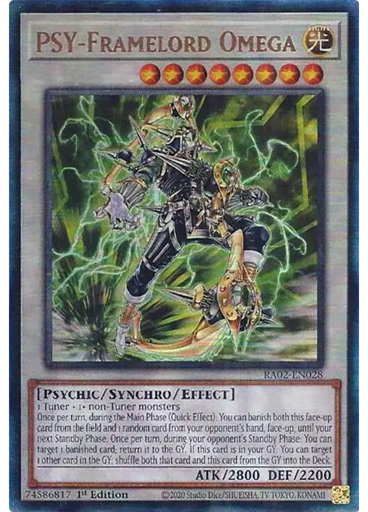PSY-Framelord Omega (Ultimate Rare 1st Edition)