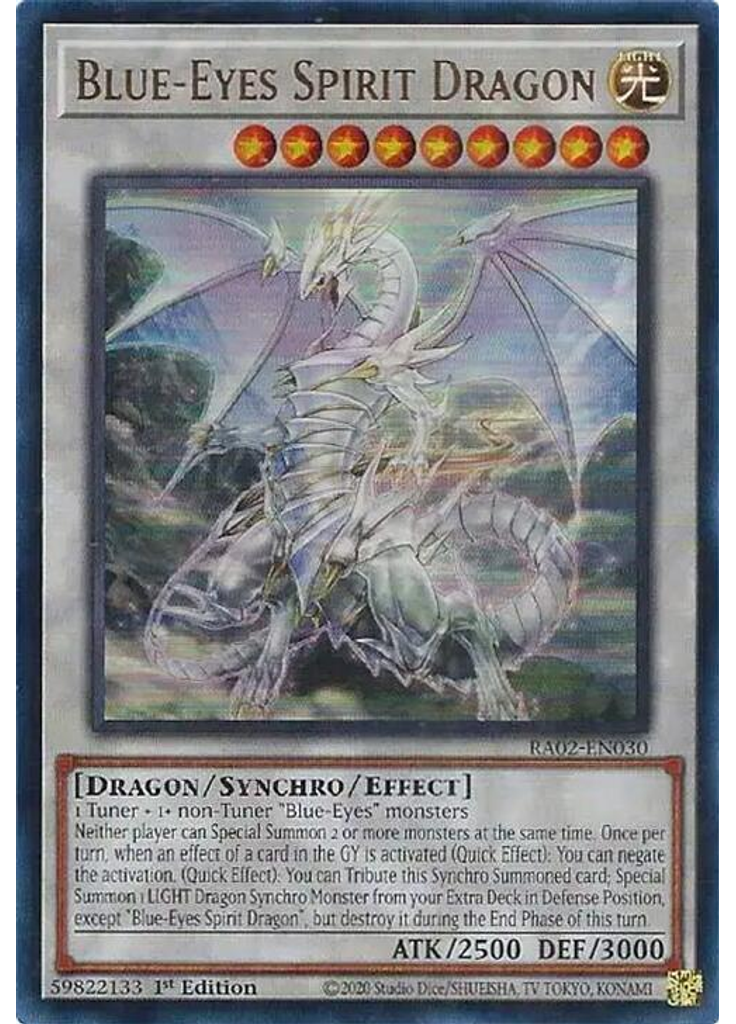 Blue-Eyes Spirit Dragon (Ultra Rare 1st Edition)