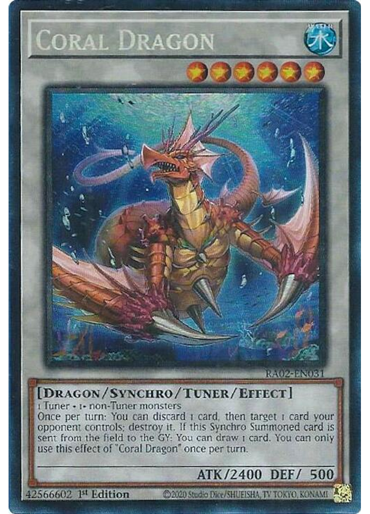 Coral Dragon (Collectors Rare 1st Edition)