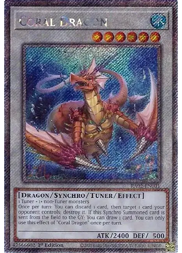 Coral Dragon (Platinum Secret Rare 1st Edition)