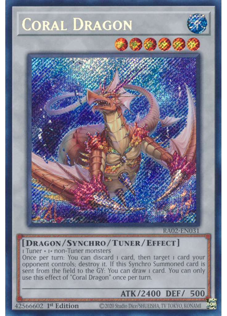 Coral Dragon (Secret Rare 1st Edition)