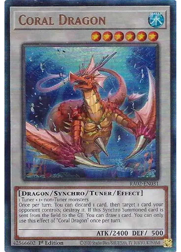 Coral Dragon (Ultimate Rare 1st Edition)